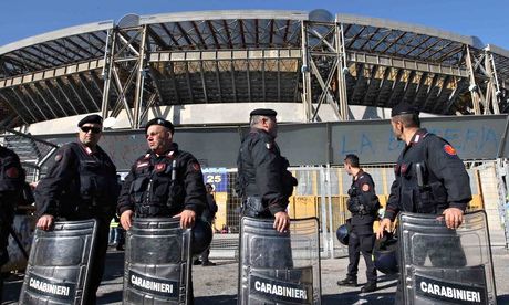 Security at Stadio San Paolo