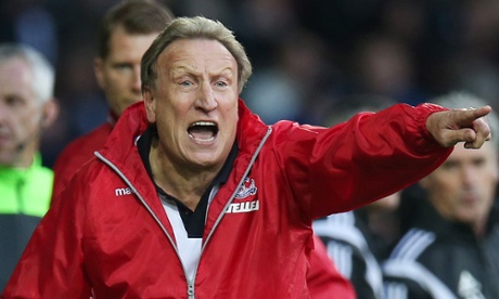 Crystal Palace manager Neil Warnock during the Premier League game against West Bromwich Albion.