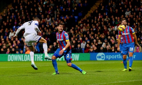 Van Aanholt's cross is turned in by the head of Steven Fletcher who steers it into the corner