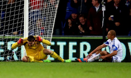 Costel Pantilimon despairs after yet another Sunderland own goal.