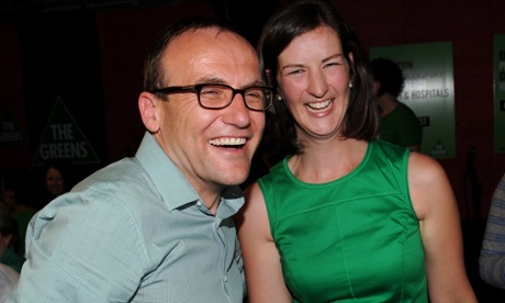 Adam Bandt and Ellen Sandell