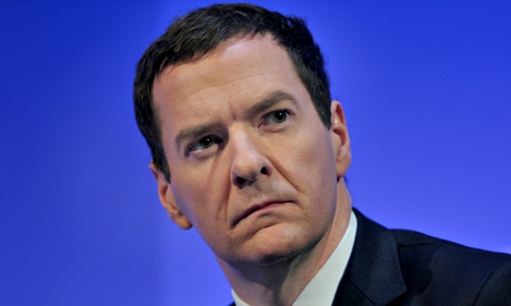 George Osborne looking serious