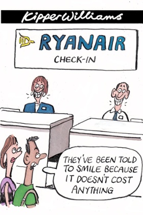 Kipper Williams on Ryanair