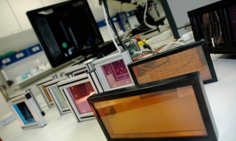 Thin solar energy panels