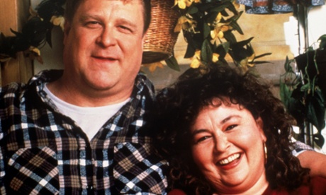 John Goodman and Roseanne Barr