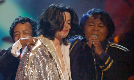 James Brown and Michael Jackson in 2003.