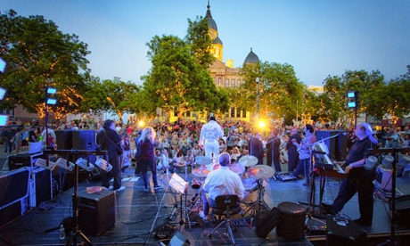 Elvis on the Square, Denton, Texas.