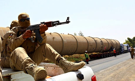 Iraq oil refinery guards