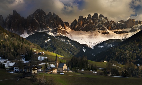 Mountains in the region of Trentino-Alto Adige, north-east Italy