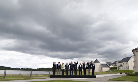 G8 leaders at the 2013 summit at Lough Erne, Northern Ireland