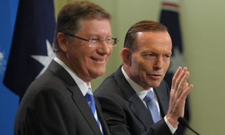 Denis Napthine and Tony Abbott