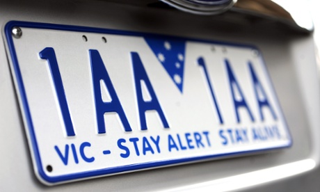 Victorian numberplates