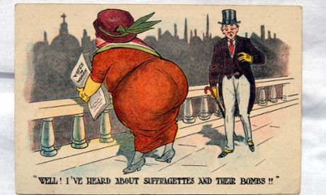 Part of Hunter Davies' collection of suffragette material.