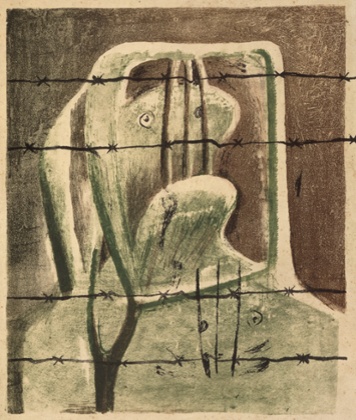 Spanish Prisoner, 1939, by Henry Moore.