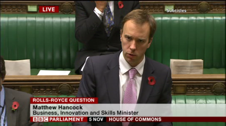 Matthew Hancock, BIS minister