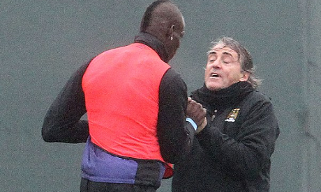 Roberto Mancini and Mario Balotelli shared a father-son relationship