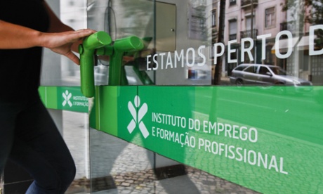 A Portuguese employment office in Lisbon. Photo: Thomas Meyer/Demotix/Corbis