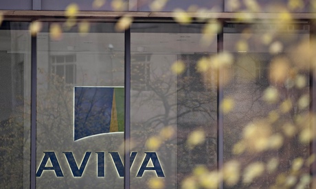 British insurance giant Aviva's headquarters