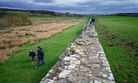 Hadrian's Wall at Birdoswald.