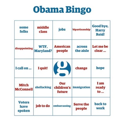 Print your cards – the president is up next.