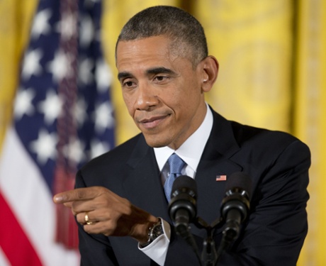 President Barack Obama gestures during a news conference in the East Room of the White House, on Wednesday, Nov. 5, 2014, in Washington.