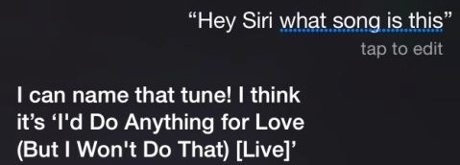 shazam function ios8