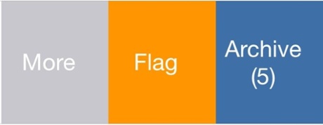 mail swipe options ios8
