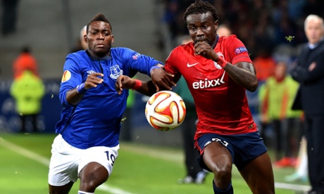 Action from the recent Lille 0-0 Everton game.