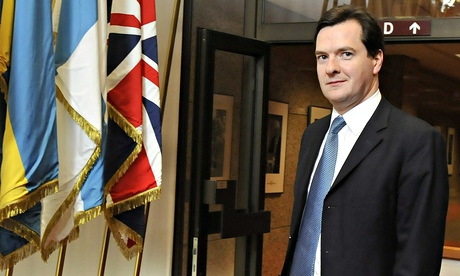 George Osborne at the EU headquarters in Brussels