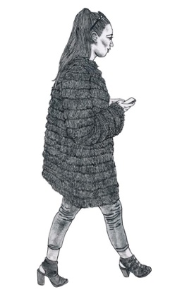 Fashion illustrations by Lo Parkin