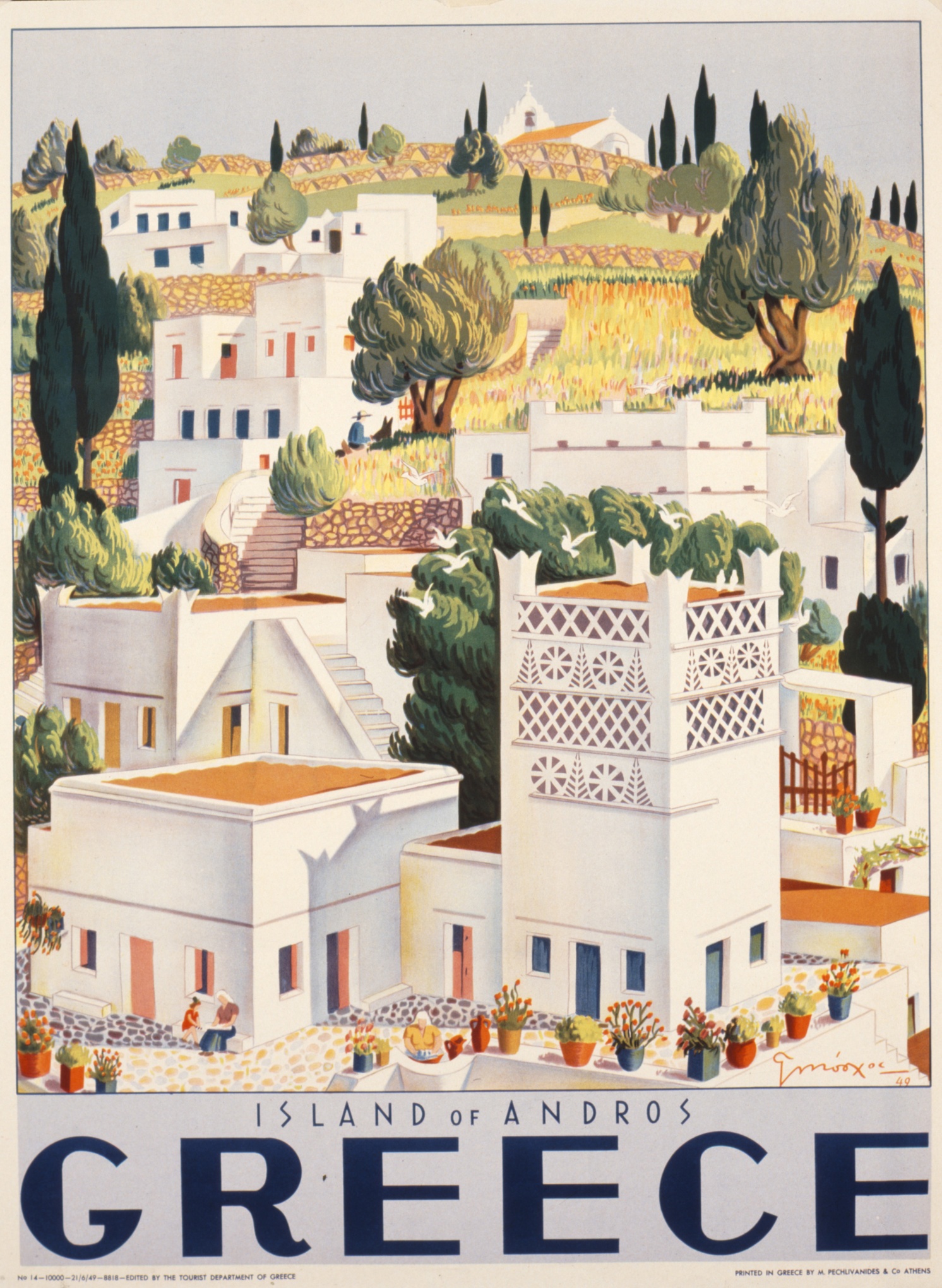 Holidays in Greece a history in tourism posters Travel