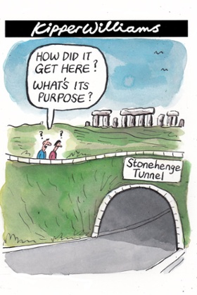 Kipper Williams on a Stonehenge Tunnel
