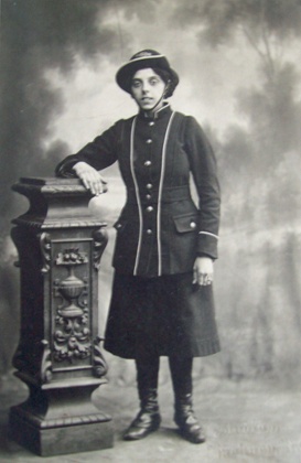 Ruby in her winter uniform 1916