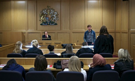 A mock court room