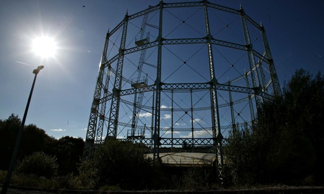 Transco gasholder at Burnley, Lancashire