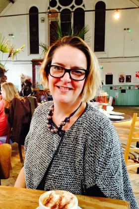 Vicky Cohen in the Emporium cafe