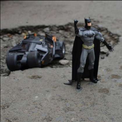 Batman is one of many figures to have featured in the campaign.