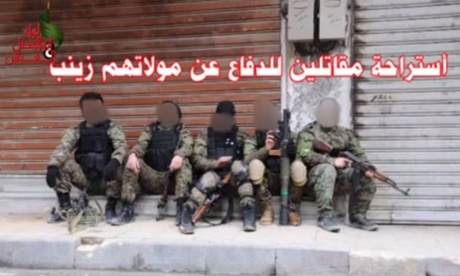 A still from a nasheed-soundtracked video