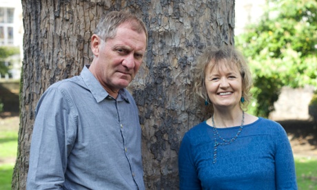 Composer Sally Beamish with poet Andrew Motion.