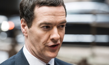 George Osborne at the start of the European finance ministers' meeting in Brussels.
