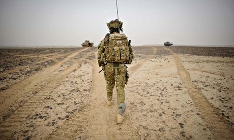 A British army officer in Helmand