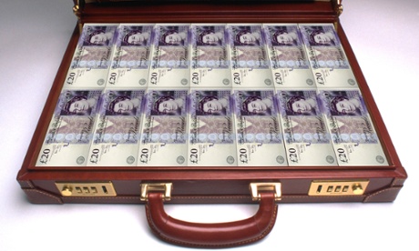 Briefcase of money