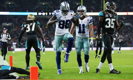 Dez Bryant has two Dallas TD's, plenty of reason to be excited.