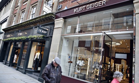 Kurt Geiger shoe shop in Nottingham