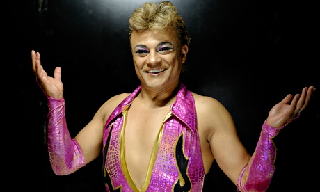 The exotico … Knocked-out teeth are part of a long list of injuries for Cassandro. Photograph: Frant