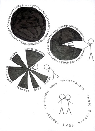 'Small Gestures: Often, mental illnesses lie to people, telling them that no one really cares. Even the smallest gesture can serve as a reminder that this isn’t true and an encouragement to keep fighting.”