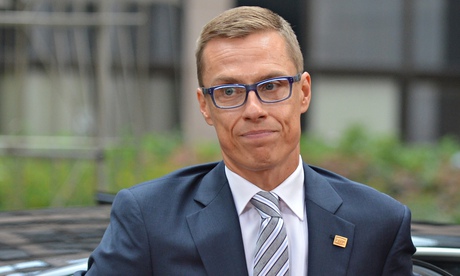 Finnish prime minister, Alexander Stubb,
