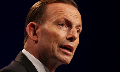 Australia's prime minister Tony Abbott