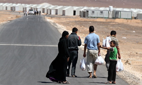 Refugee camp in Jordan