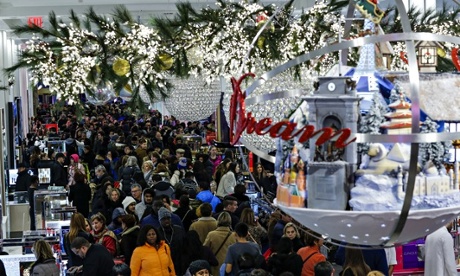 Black Friday Shoppers at Macy's in New York City